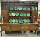 LARGE OAK WELSH DRESSER, IN TW