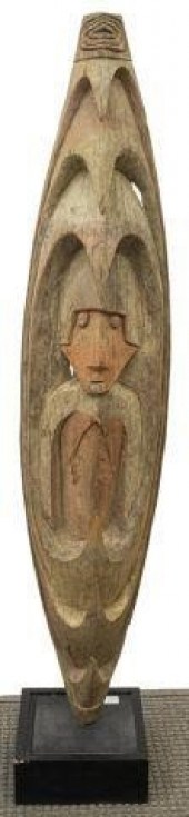 LARGE OCEANIC CARVED BOARD PAP