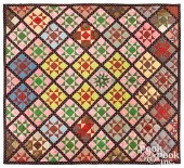 LARGE OHIO STAR PATCHWORK QUIL
