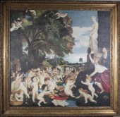 LARGE OIL ON CANVASLARGE OIL O
