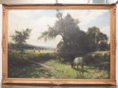 LARGE OIL ON CANVASLARGE OIL O