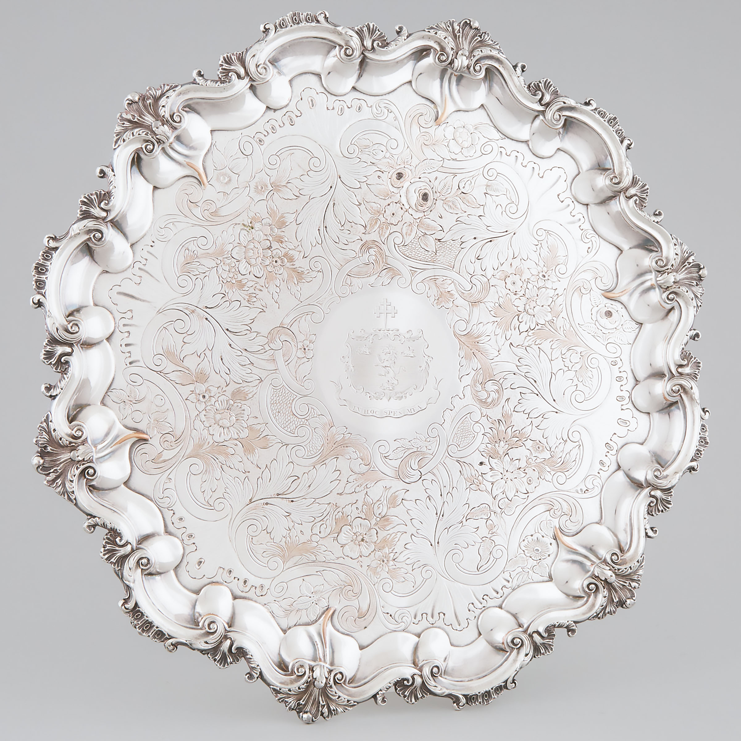 Large Old Sheffield Plate