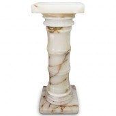 LARGE ONYX COLUMN PEDESTALDESC