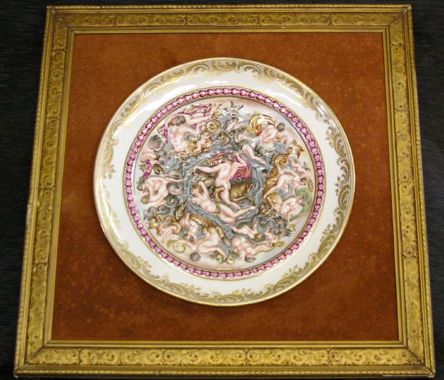 Large Opulently Polychromed and