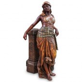 LARGE ORIENTALIST POLYCHROME S
