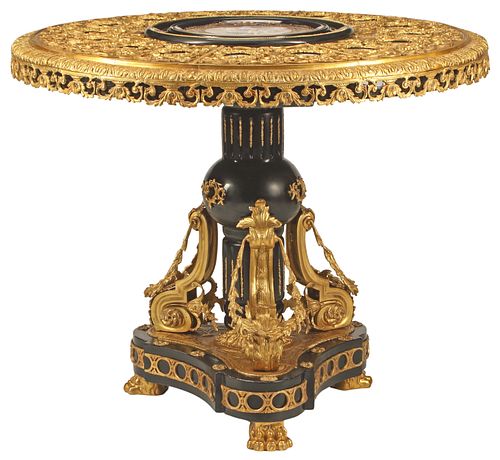 LARGE ORMOLU &AMP; SEVRES STYLE