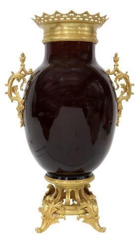 LARGE ORMOLU-MOUNTED CHINESE SANG
