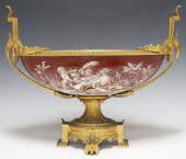 LARGE ORMOLU-MOUNTED SEVRES-ST
