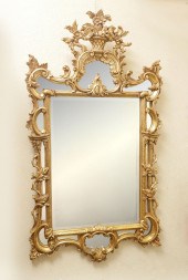 LARGE ORNATE GILT LA BARGE MIR