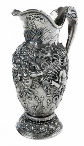 LARGE ORNATE POSEIDON TIFFANY