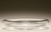 Large Orrefors art glass cente