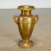 LARGE OSCAR BACH BRASS URN VAS