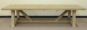 LARGE OUTDOOR SLAB WOOD TABLE