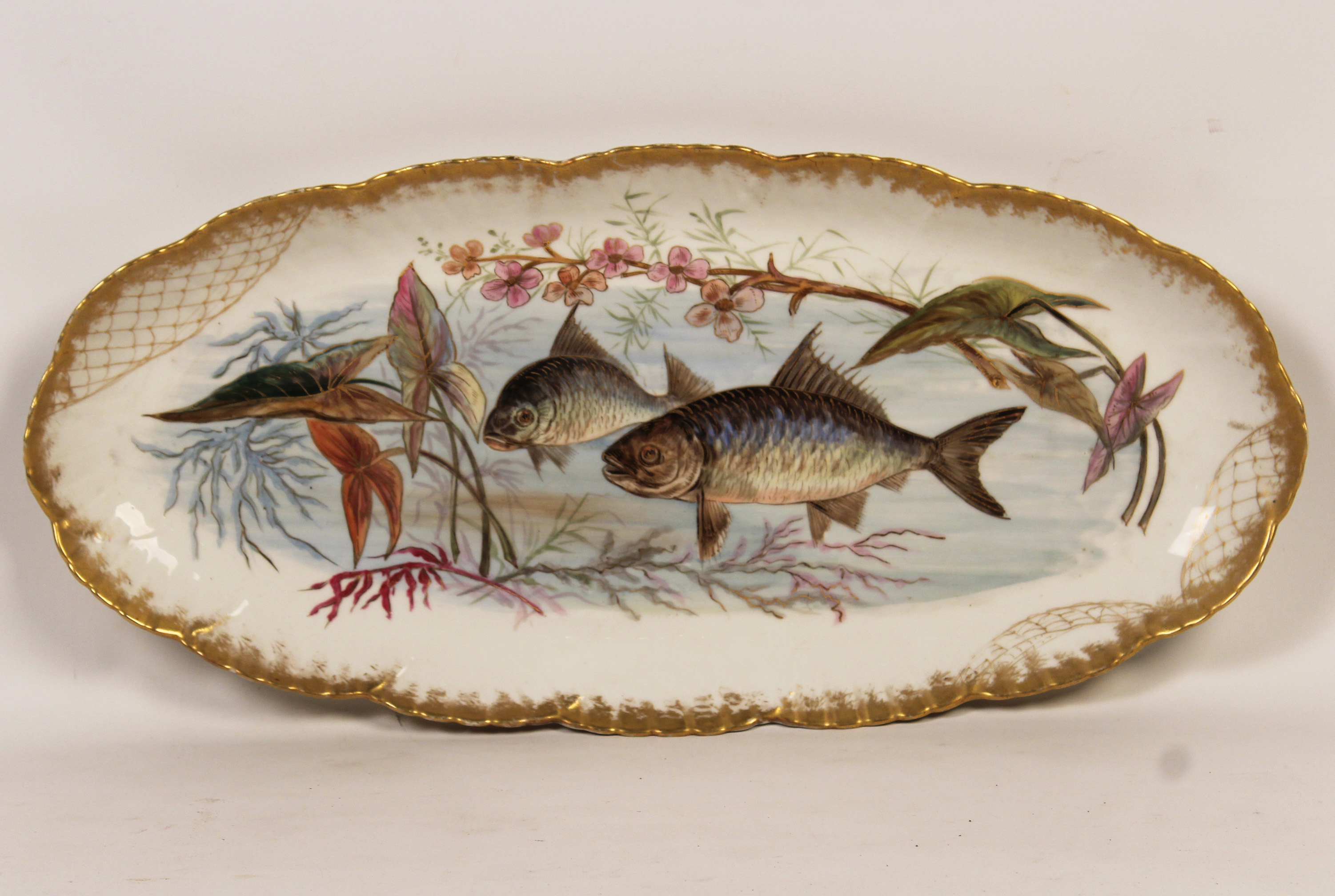 LARGE OVAL FRENCH LIMOGES