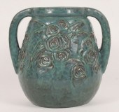 Large Overbeck art pottery dou