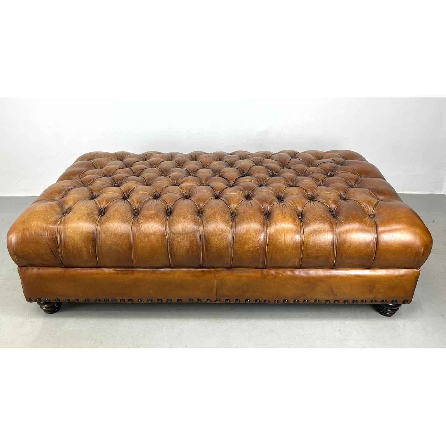 Large Oversized Tufted Leather