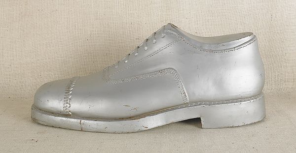 Large painted composition shoe
