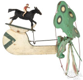 LARGE PAINTED FOLK ART HORSE A