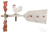 LARGE PAINTED ROOSTER WHIRLIGI
