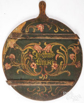 LARGE PAINTED SCANDINAVIAN DOU