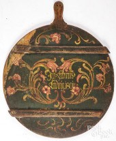 LARGE PAINTED SCANDINAVIAN DOU