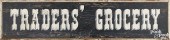 LARGE PAINTED TRADE SIGN, EARL