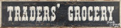 LARGE PAINTED TRADE SIGN, EARL