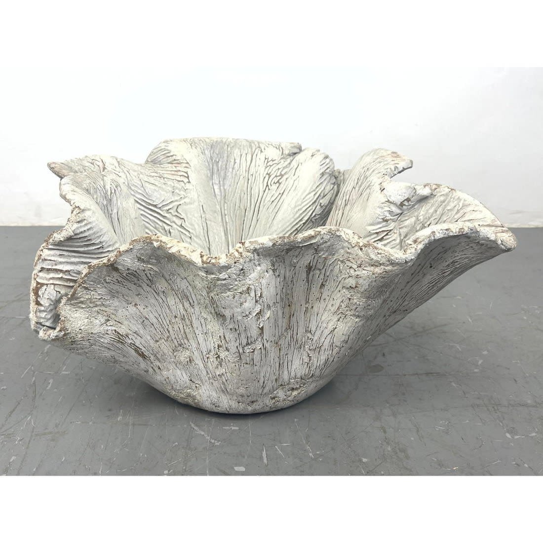 Large Painted Wood Handkerchief