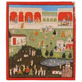 LARGE PAINTING DEPICTING THE L