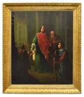 LARGE PAINTING JUDGMENT OF KIN