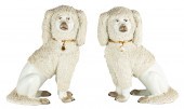 LARGE PAIR 19TH CENTURY STAFFO
