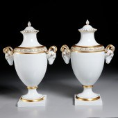LARGE PAIR FURSTENBERG PORCELA
