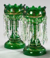 Large Pair of Bohemian Parcel-