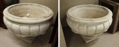 LARGE PAIR OF CAST CONCRETE GA