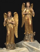 Large Pair of Continental Carv