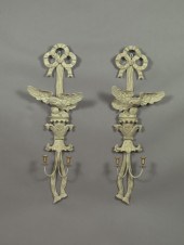 Large Pair of English Carved a