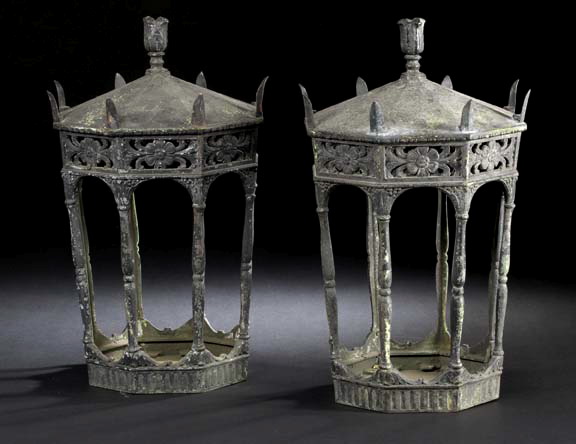 Large Pair of English Cast-Iron