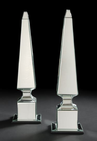 Large Pair of French Beveled