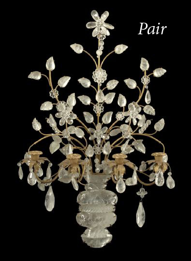 Large Pair of French Four-Light