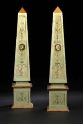 Large Pair of French Polychrom