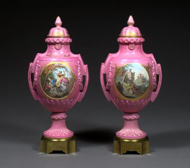Large Pair of French Richly Gilt