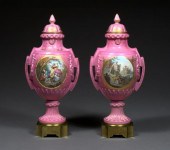 Large Pair of French Richly Gi