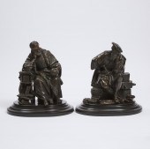 Large Pair of French School Pa