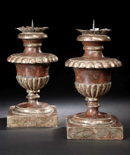 Large Pair of Italian Carved,