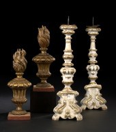 Large Pair of Italian Carved G