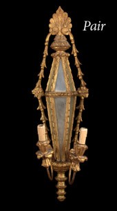 Large Pair of Italian Carved G