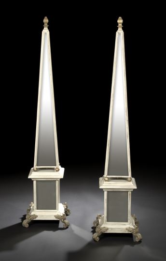 Large Pair of Italian Carved,