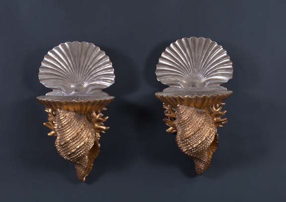Large Pair of Italian Carved,