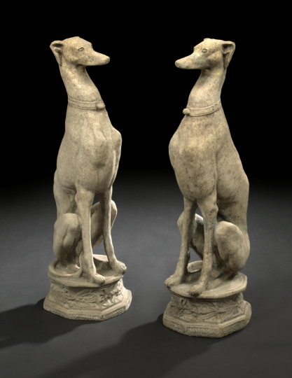Large Pair of Italian Cast and