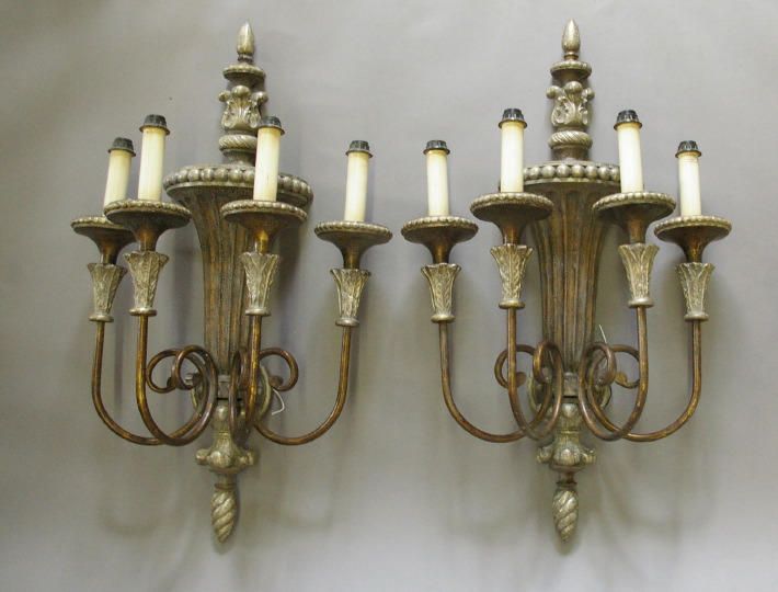 Large Pair of Italian Composition